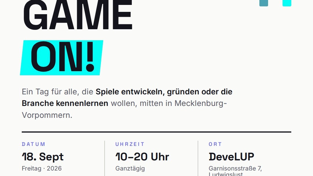 GameOn! in Mecklenburg-Vorpommern