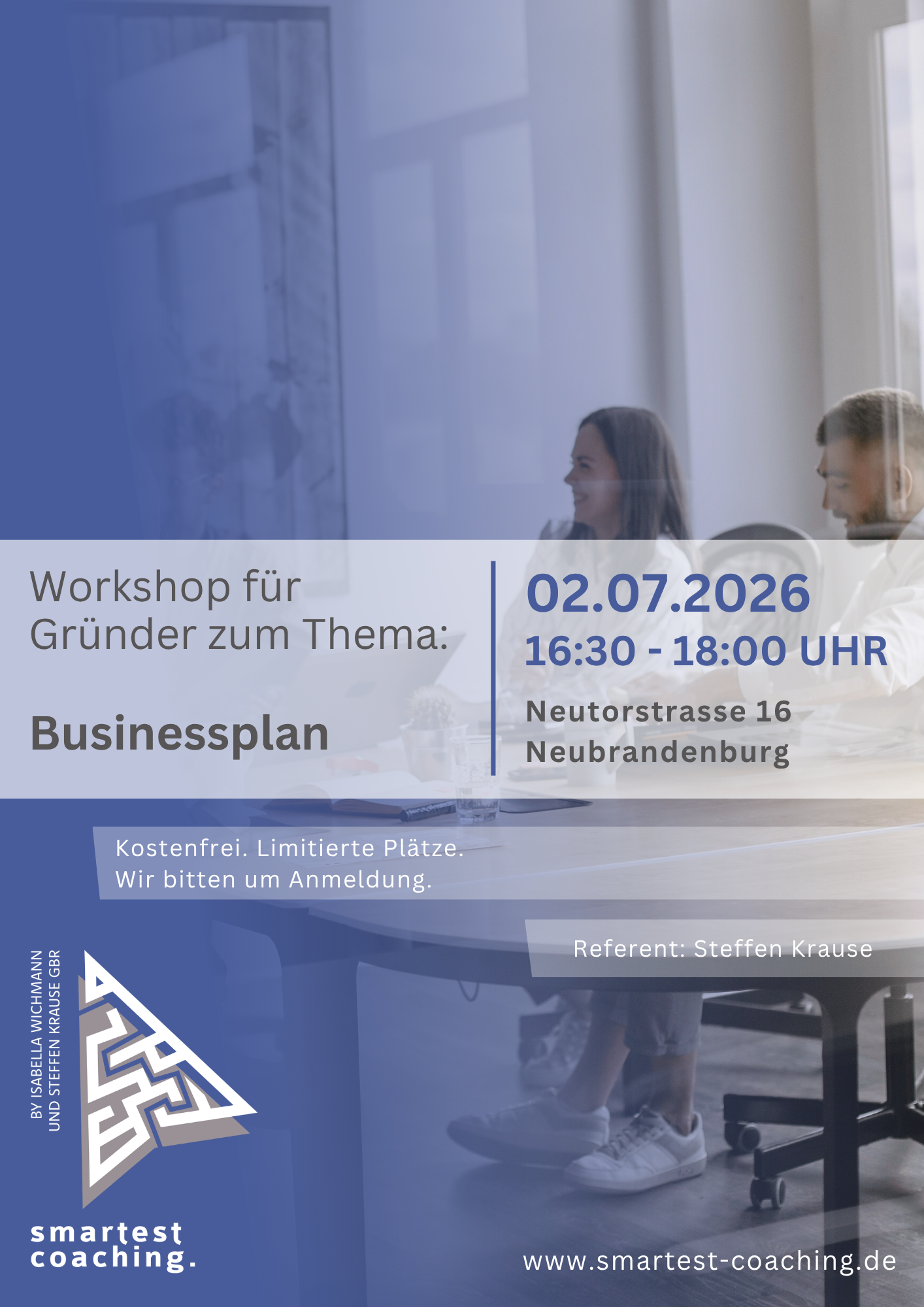 kostenfreier Workshop für Gründer - Thema: Businessplan