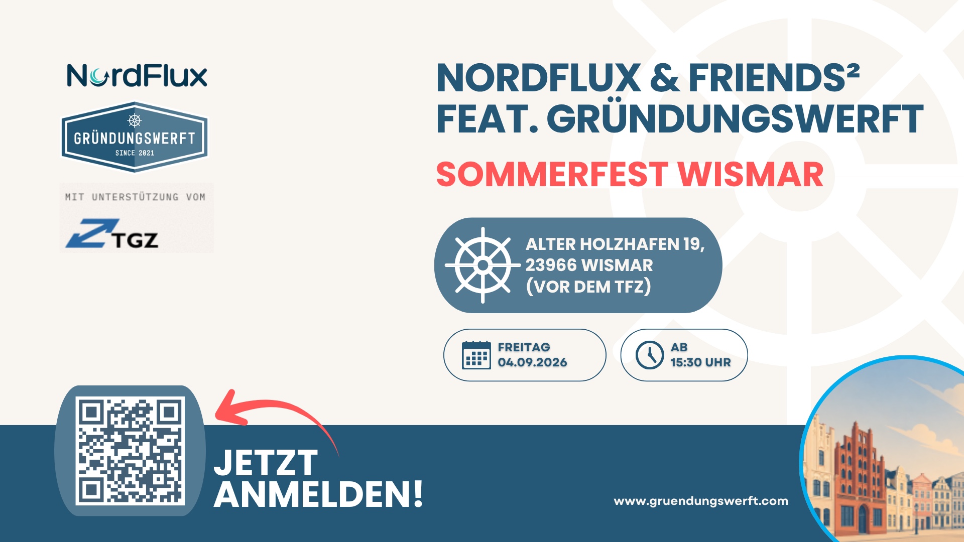 Sommerfest Wismar - NordFlux & Friends² feat. Gründungswerft