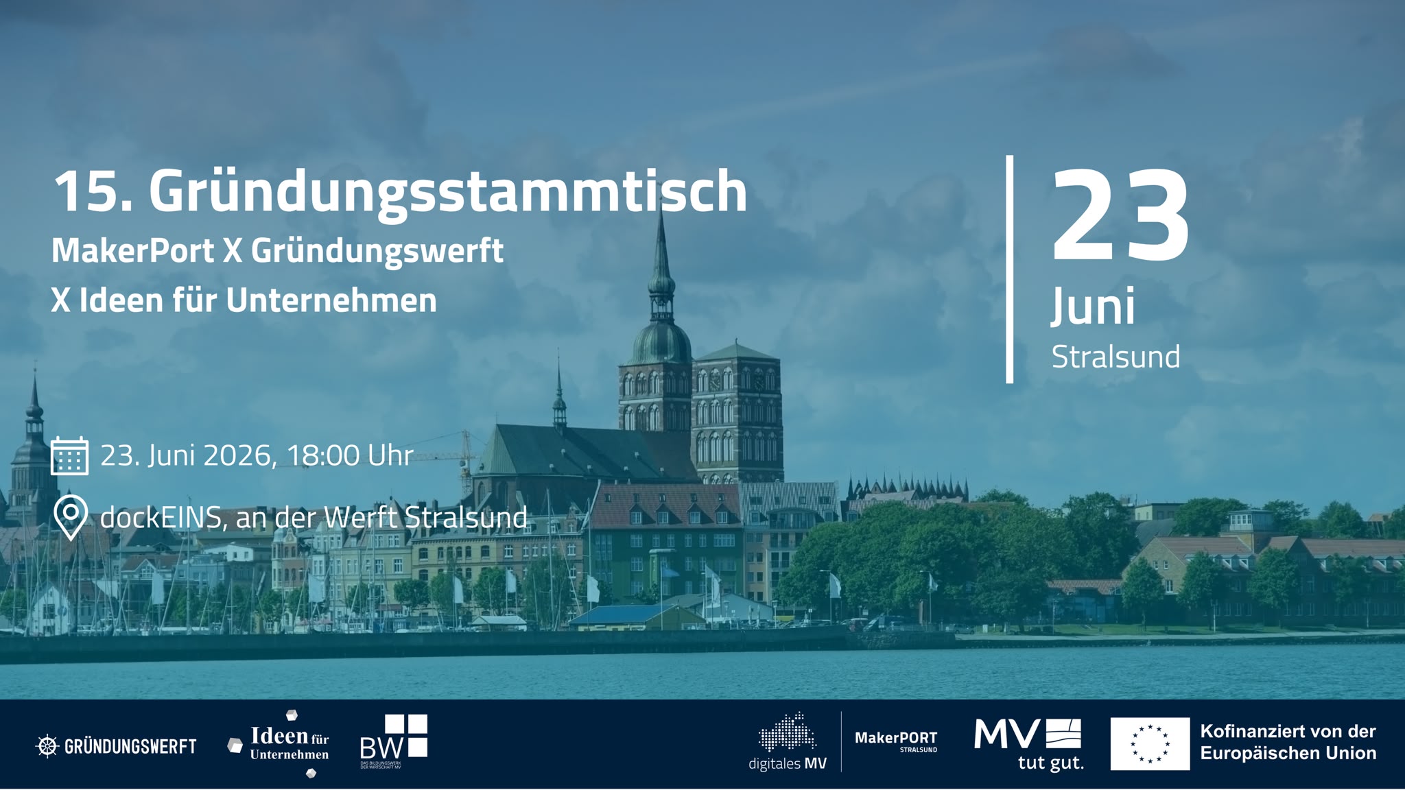 15. Stammtisch Stralsund im dockEINS